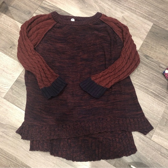 MARGARET O'Leary Women Burgundy Pullover Sweater Size L - Picture 1 of 8